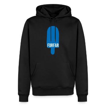 Geschenkidee für Eisliebhaber aus Forfar - Männer Premium Bio Hoodie - Schwarz - Vorne - Nico (187cm)