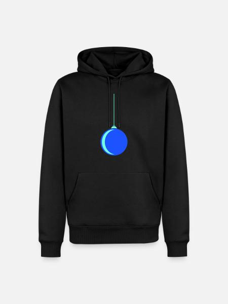 Weihnachtskugel 1 - Männer Premium Bio Hoodie - Schwarz
