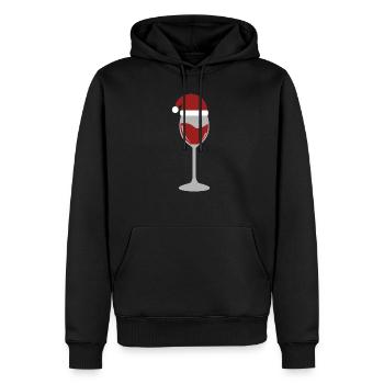 Frohe Weinachten - Männer Premium Bio Hoodie - Schwarz - Vorne - Nico (187cm)