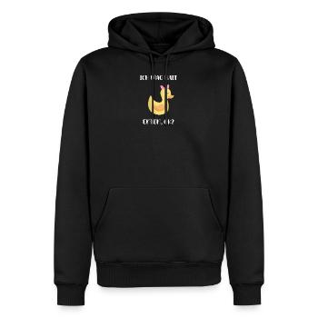 Ich Mag Halt Enten Badeente Gummiente Fun Geschenk - Männer Premium Bio Hoodie - Schwarz - Vorne - Nico (187cm)
