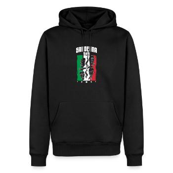 Italien Sardinien Insel Sardegna Urlaub Meer - Männer Premium Bio Hoodie - Schwarz - Vorne - Nico (187cm)