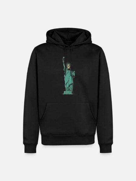 Lady Skullerty - Men’s Premium Organic Hoodie - black