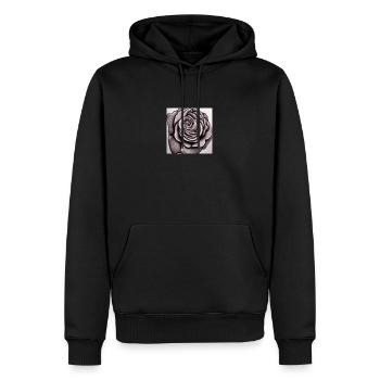 Black Rosa - Men’s Premium Organic Hoodie - black - Front - Nico (187cm)