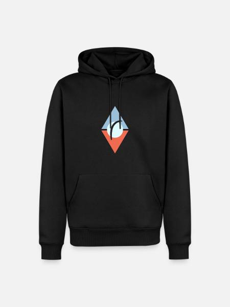 Boomerang Throw Toss - Men’s Premium Organic Hoodie - black