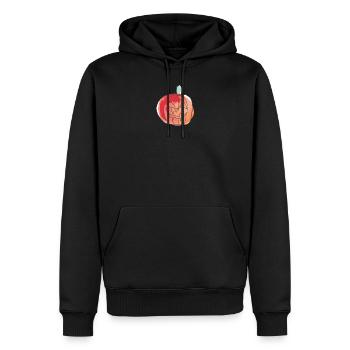 Autumn Pumpkin Halloween October Gift Idea - Men’s Premium Organic Hoodie - black - Front - Nico (187cm)