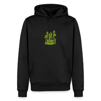 Ohne Bauern keine Zukunft - Männer Premium Bio Hoodie - Schwarz - Vorne - Nico (187cm)