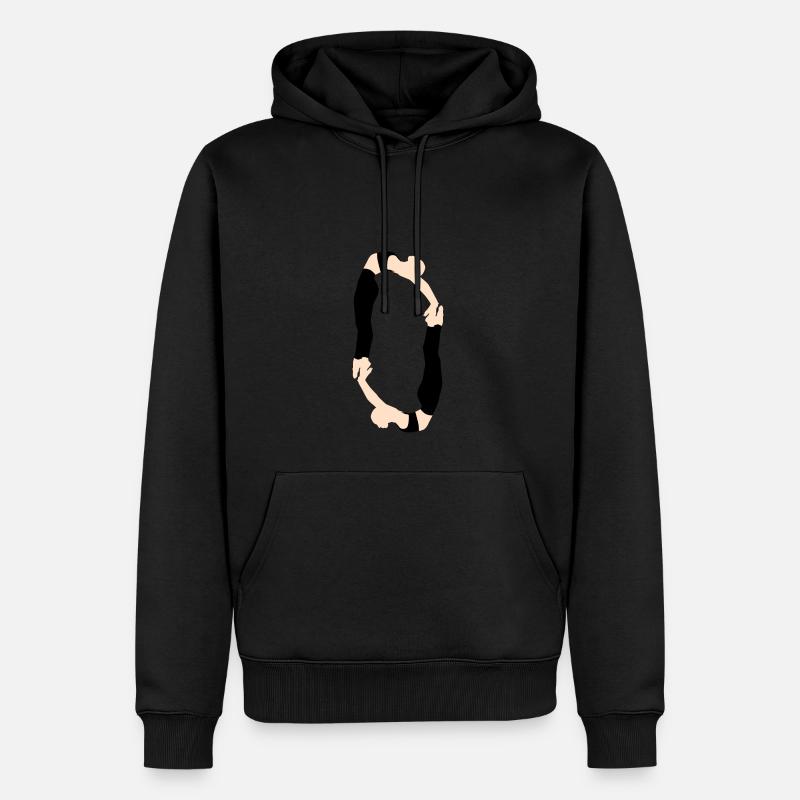 ABC - Sweat à capuche Premium bio Homme - undefined