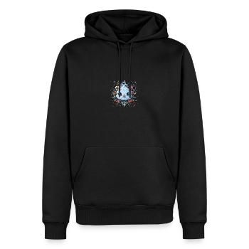 Flocon de neige pour les enfants - Sweat à capuche Premium bio Homme - noir - Devant - Nico (187cm)