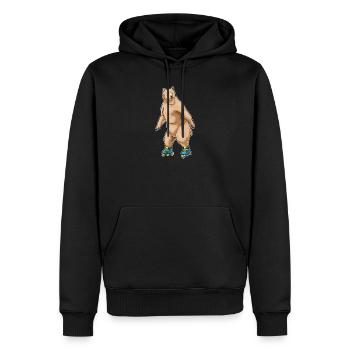 Bär Inline skating Inline skates - Männer Premium Bio Hoodie - Schwarz - Vorne - Nico (187cm)