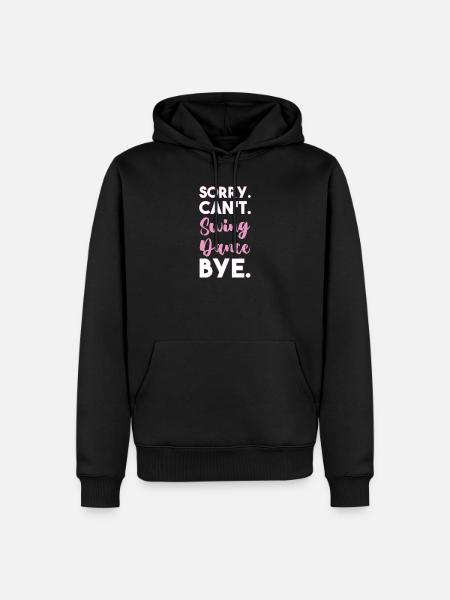 Swing Swing-Musik - Männer Premium Bio Hoodie - Schwarz