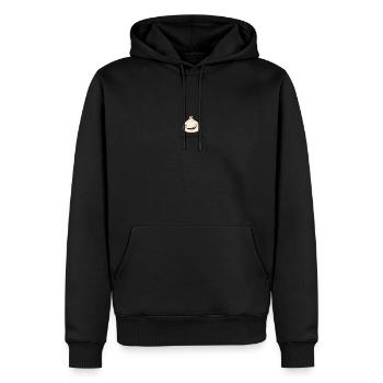 Look Good Feel Good - Men’s Premium Organic Hoodie - black - Front - Nico (187cm)