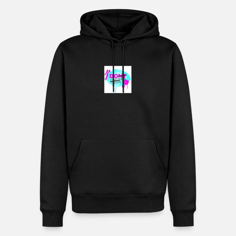 Dont Quit/Do It Design - Männer Premium Bio Hoodie - Schwarz