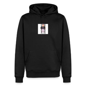 Mit Herz beim Gaming F244öSGP33568 - Männer Premium Bio Hoodie - Schwarz - Vorne - Nico (187cm)