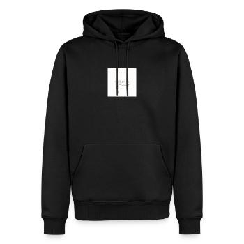 Ciao Bella Frikadella - Männer Premium Bio Hoodie - Schwarz - Vorne - Nico (187cm)