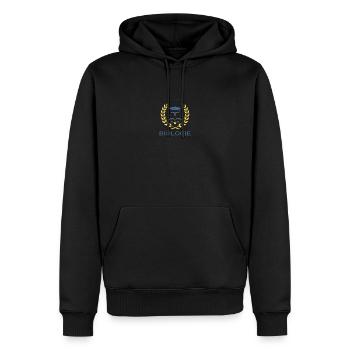 J’étudie la biologie - Fier étudiant en biologie - Sweat à capuche Premium bio Homme - noir - Devant - Nico (187cm)
