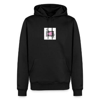 A Lünen Love Story - Männer Premium Bio Hoodie - Schwarz - Vorne - Nico (187cm)