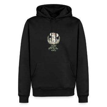 Best Mom Ever Koala Embrace Floral Wreath - Männer Premium Bio Hoodie - Schwarz - Vorne - Nico (187cm)
