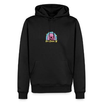 Pro-Choice AF Hex The Patriarchy Feminist - Männer Premium Bio Hoodie - Schwarz - Vorne - Nico (187cm)