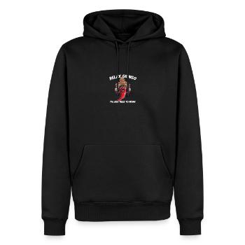 Relax Gringo I'm Almost Legal - Funny Mexican - Männer Premium Bio Hoodie - Schwarz - Vorne - Nico (187cm)