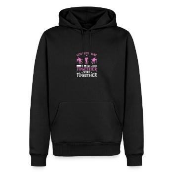 Robe de danse Swing pour femme Lindy Hop Swing - Sweat à capuche Premium bio Homme - noir - Devant - Nico (187cm)