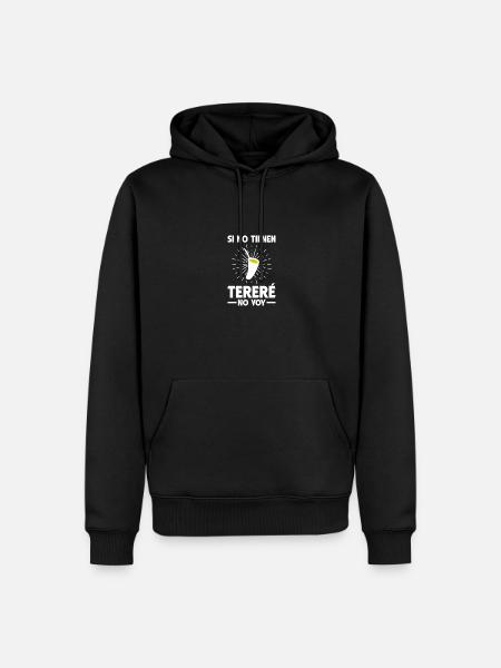 Paraguayan Guarani Terere - Männer Premium Bio Hoodie - Schwarz