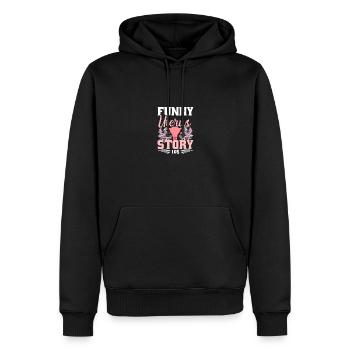 Hysterectomy Recovery Uterus Removal Surgery - Männer Premium Bio Hoodie - Schwarz - Vorne - Nico (187cm)