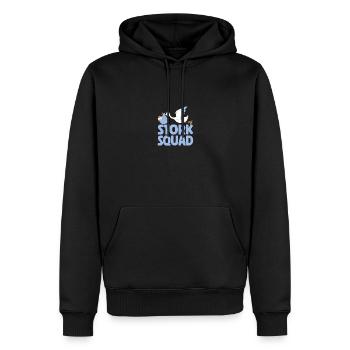 Stork Squad Labor & Delivery Nurse - Männer Premium Bio Hoodie - Schwarz - Vorne - Nico (187cm)