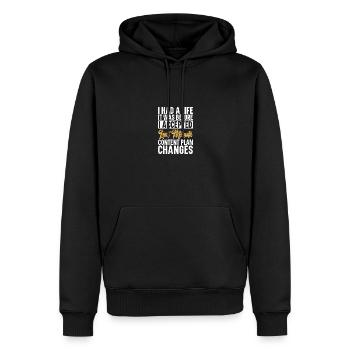 Social Media Manager Publicité Médias sociaux SMM - Sweat à capuche Premium bio Homme - noir - Devant - Nico (187cm)