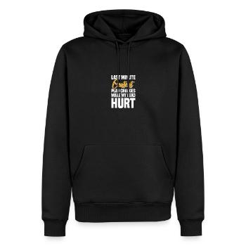 SMM Manager Accessoires Publicité Réseaux sociaux - Sweat à capuche Premium bio Homme - noir - Devant - Nico (187cm)