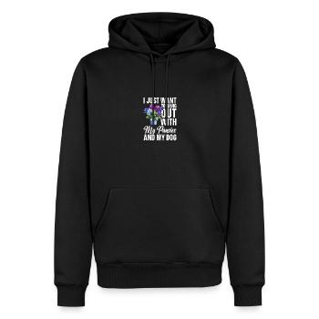 Pansy Flower Seeds Pansies Live Gardening Tools - Männer Premium Bio Hoodie - Schwarz - Vorne - Nico (187cm)