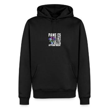 Pansies Plants Gear Pansy Flower Live Pansies - Männer Premium Bio Hoodie - Schwarz - Vorne - Nico (187cm)