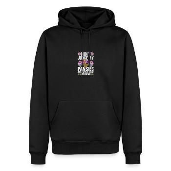 Pansy Seeds Pansies for Outdoors Pansy Flower - Männer Premium Bio Hoodie - Schwarz - Vorne - Nico (187cm)