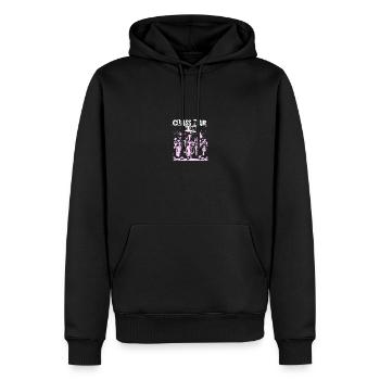 Rebel Clash Of Classes Resist Resistance - Männer Premium Bio Hoodie - Schwarz - Vorne - Nico (187cm)