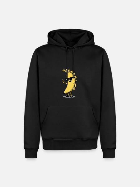 Funny banana - Men’s Premium Organic Hoodie - black
