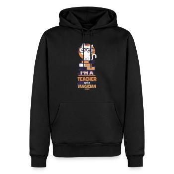 I'm A Teacher Not A Magician - Männer Premium Bio Hoodie - Schwarz - Vorne - Nico (187cm)
