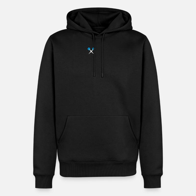 jeu de fléchettes - Sweat à capuche Premium bio Homme - noir