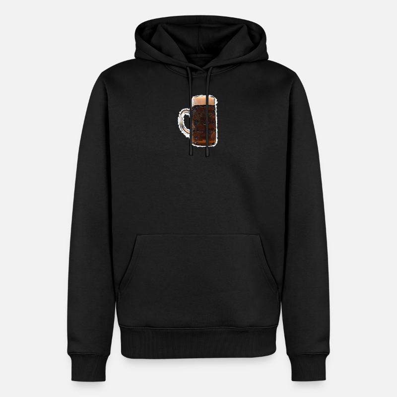 Mesure de la modération - Sweat à capuche Premium bio Homme - noir