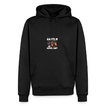 Garten Buddel Shirt Hobbygärtner - Männer Premium Bio Hoodie - Schwarz - Vorne - Nico (187cm)