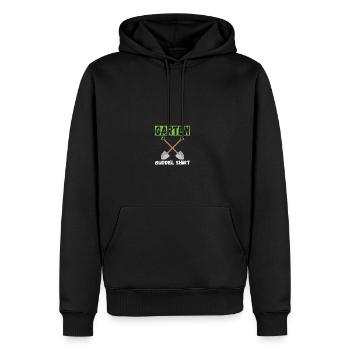 Garten Buddel Shirt Hobbygärtner Gärtnerin Gärtner - Männer Premium Bio Hoodie - Schwarz - Vorne - Nico (187cm)