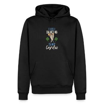 Tanzen Tänzerin Irland Schuhe St. Patrick's Day - Männer Premium Bio Hoodie - Schwarz - Vorne - Nico (187cm)