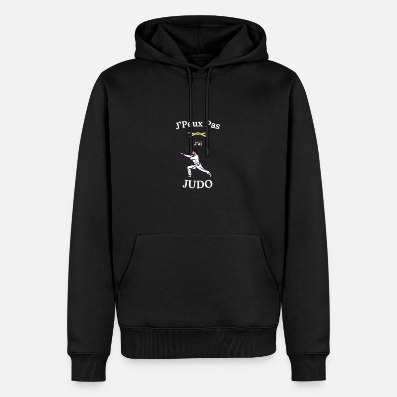 J'peux pas, j'ai Judo - Sweat à capuche Premium bio Homme - noir