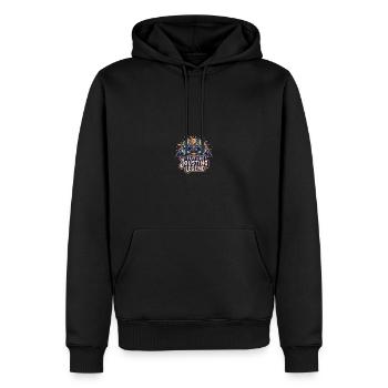 Ritterritter Mittelalterliche Renaissance-rüstung - Männer Premium Bio Hoodie - Schwarz - Vorne - Nico (187cm)
