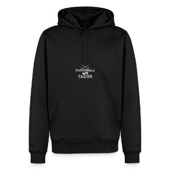 Drôle de Floorball Floorball T Shirt Cadeau - Sweat à capuche Premium bio Homme - noir - Devant - Nico (187cm)