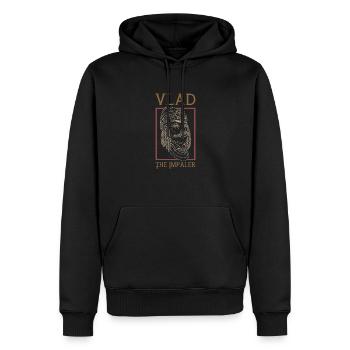 Vampir Vlad Tepes Impale Rumänien Spruch - Männer Premium Bio Hoodie - Schwarz - Vorne - Nico (187cm)