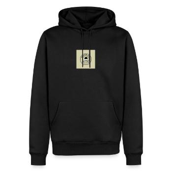 MONITEUR AUTO ECOLE - Sweat à capuche Premium bio Homme - noir - Devant - Nico (187cm)