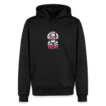 Shih Tzu - Sweat à capuche Premium bio Homme - noir - Devant - Nico (187cm)