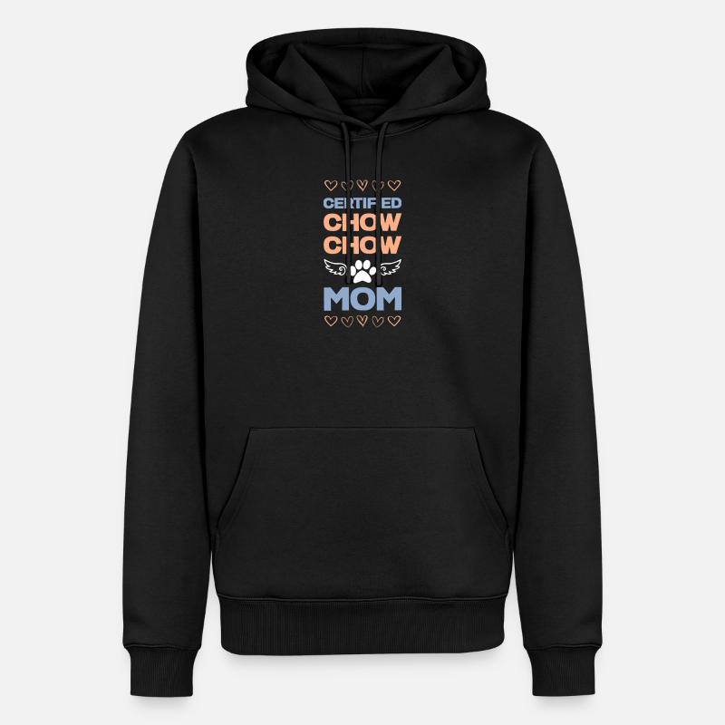 Certifiée Chow Chow Mama - Sweat à capuche Premium bio Homme - noir