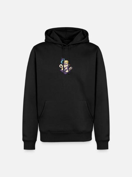 dj alien - Men’s Premium Organic Hoodie - black