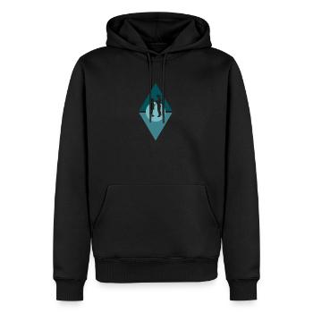 Grundschullehrer Lehrer - Männer Premium Bio Hoodie - Schwarz - Vorne - Nico (187cm)