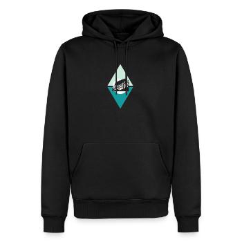 Rummel Lukas - Men’s Premium Organic Hoodie - black - Front - Nico (187cm)
